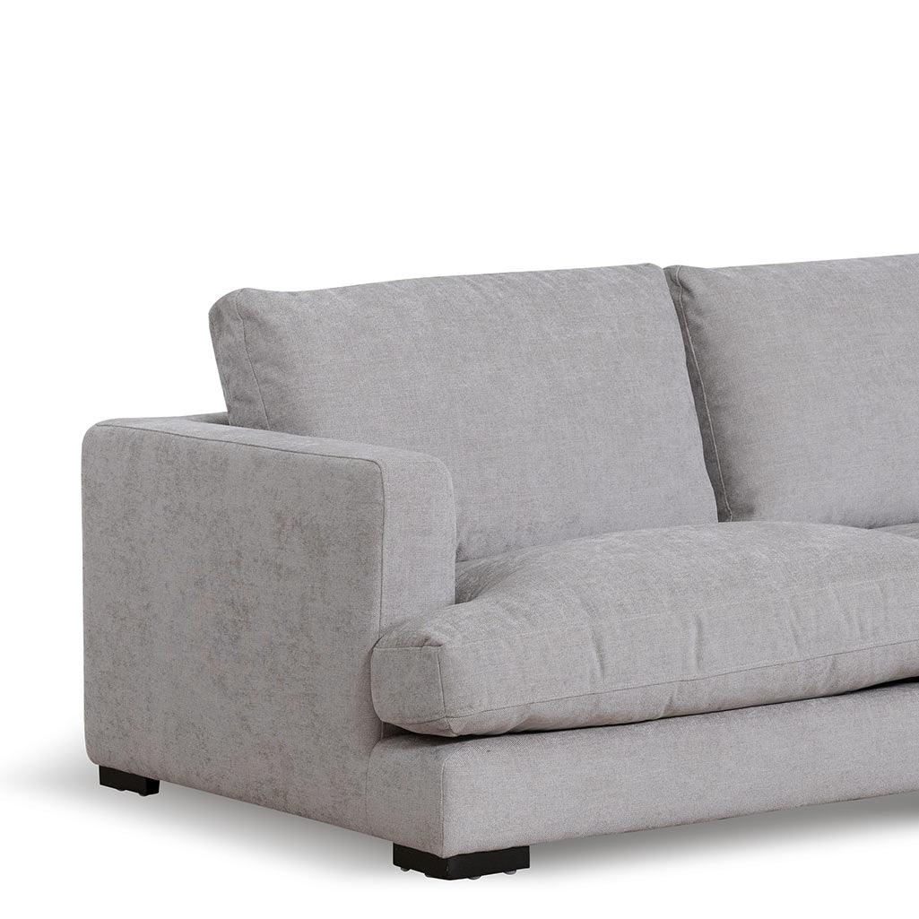 CLC6816-KSO 4 Seater Fabric Right Chaise Sofa - Oyster Beige - Furniture Castle