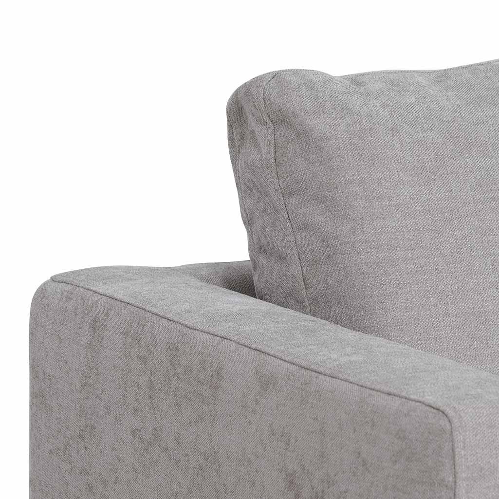CLC6816-KSO 4 Seater Fabric Right Chaise Sofa - Oyster Beige - Furniture Castle