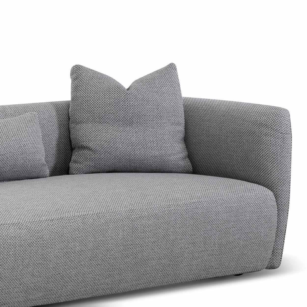 CLC6824-YY 3 Seater Fabric Sofa - Noble Grey - Furniture Castle