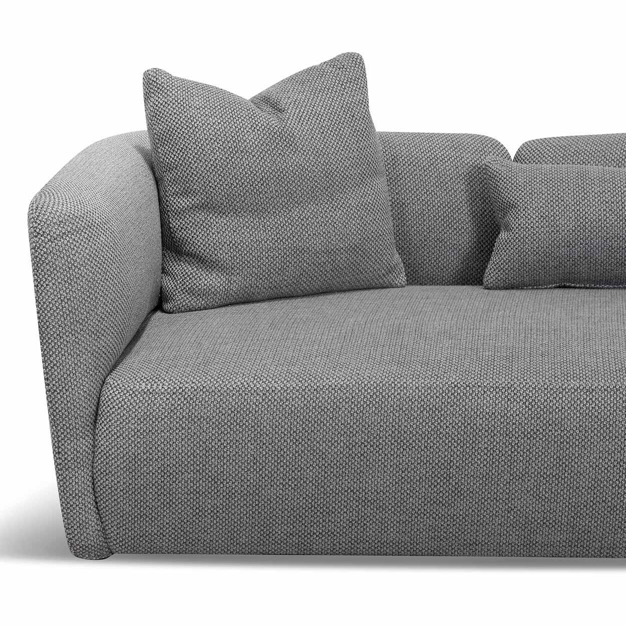 CLC6824-YY 3 Seater Fabric Sofa - Noble Grey - Furniture Castle