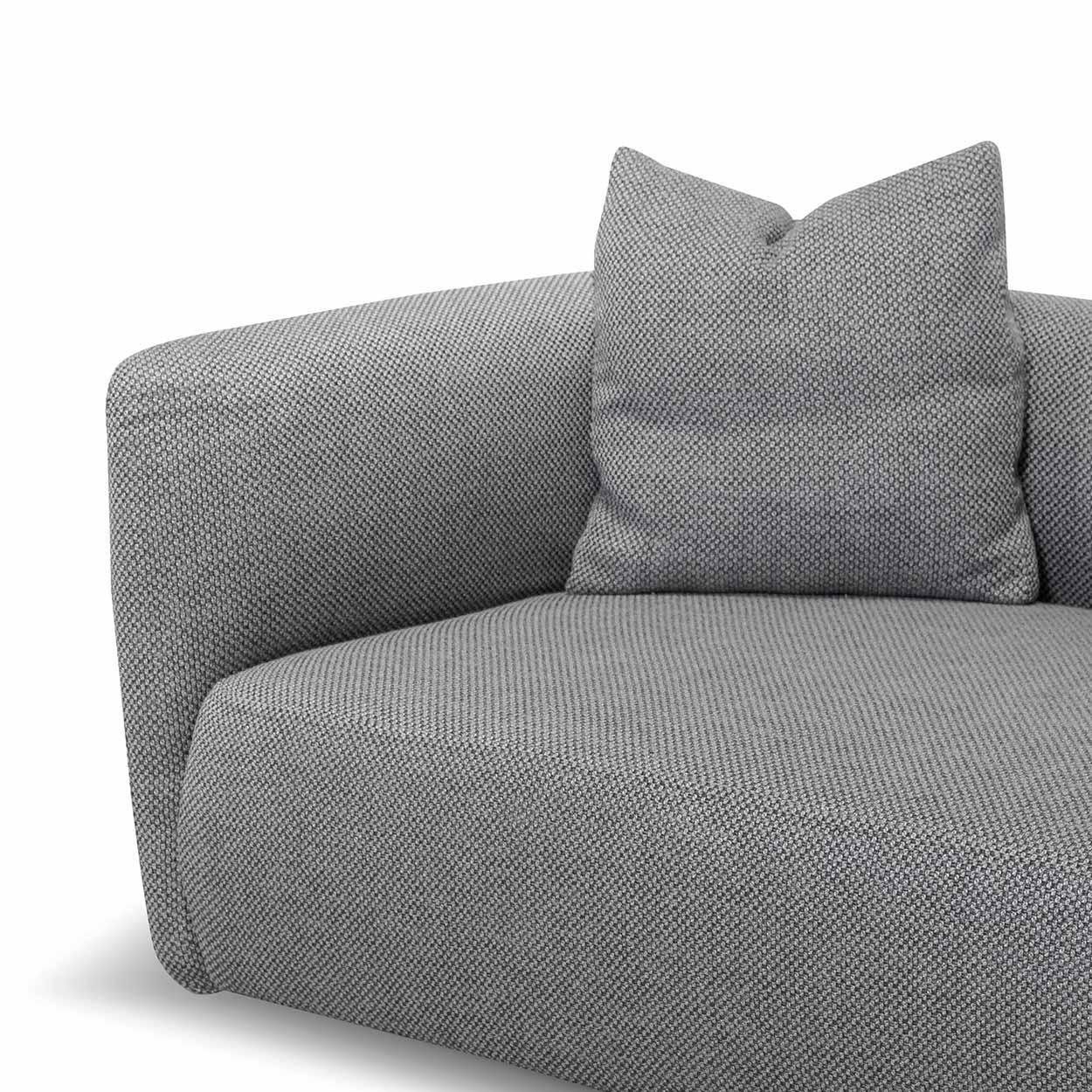 CLC6824-YY 3 Seater Fabric Sofa - Noble Grey - Furniture Castle