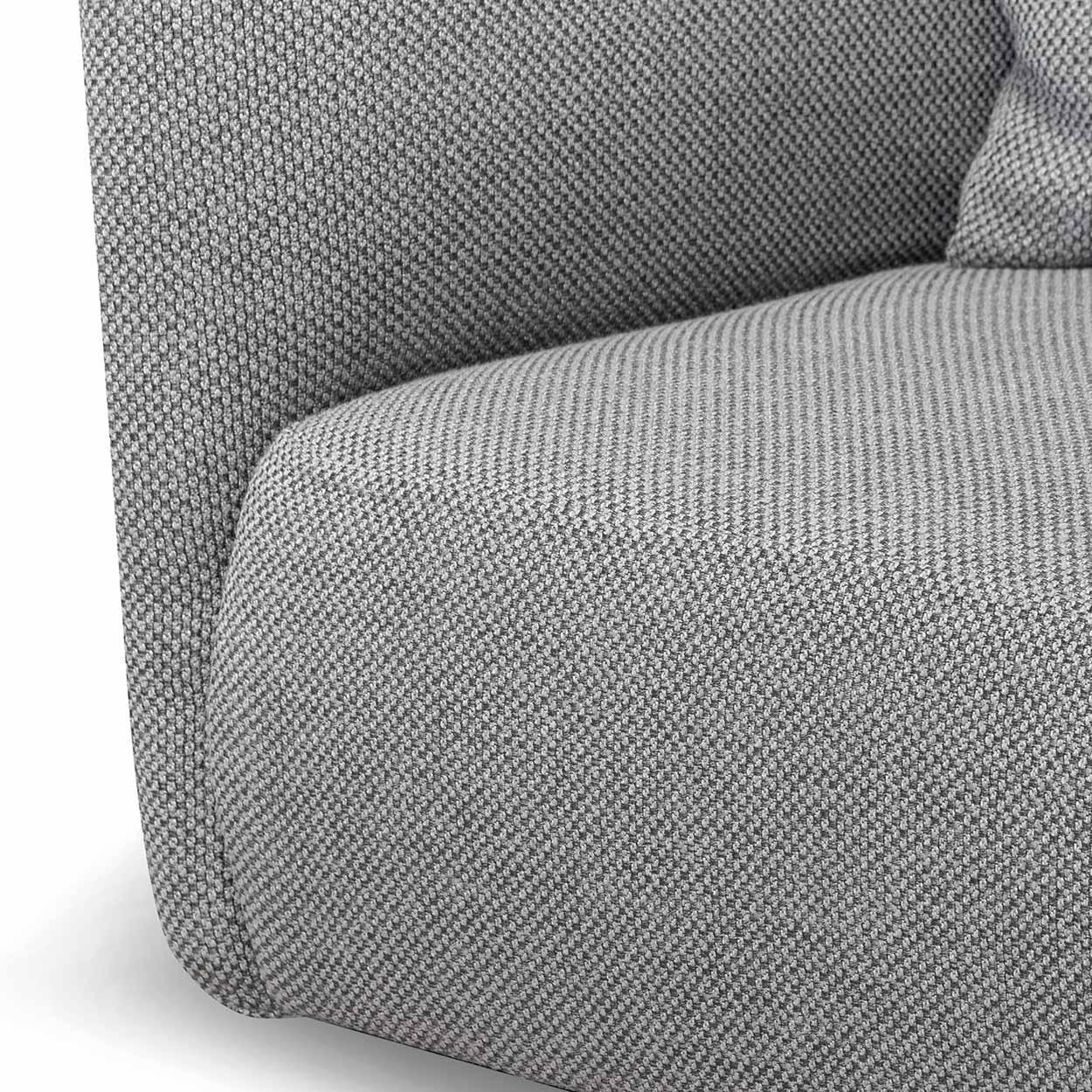 CLC6824-YY 3 Seater Fabric Sofa - Noble Grey - Furniture Castle