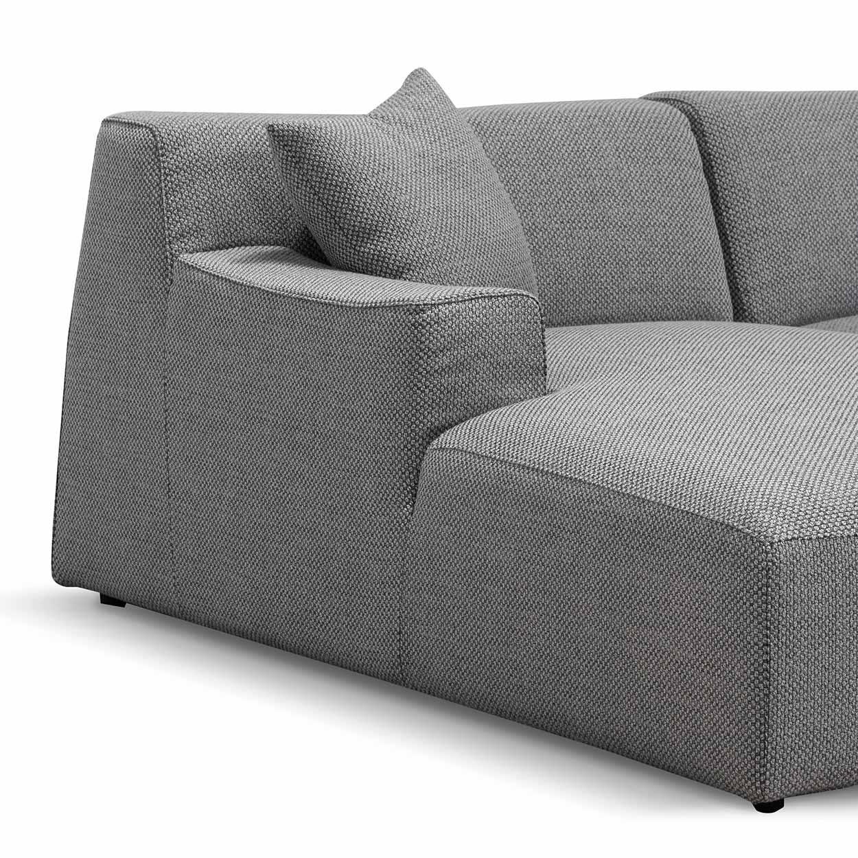 CLC6825-YY 3 Seater Left Chaise Sofa - Noble Grey - Furniture Castle