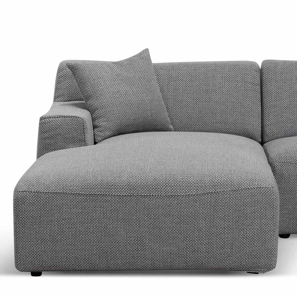 CLC6825-YY 3 Seater Left Chaise Sofa - Noble Grey - Furniture Castle