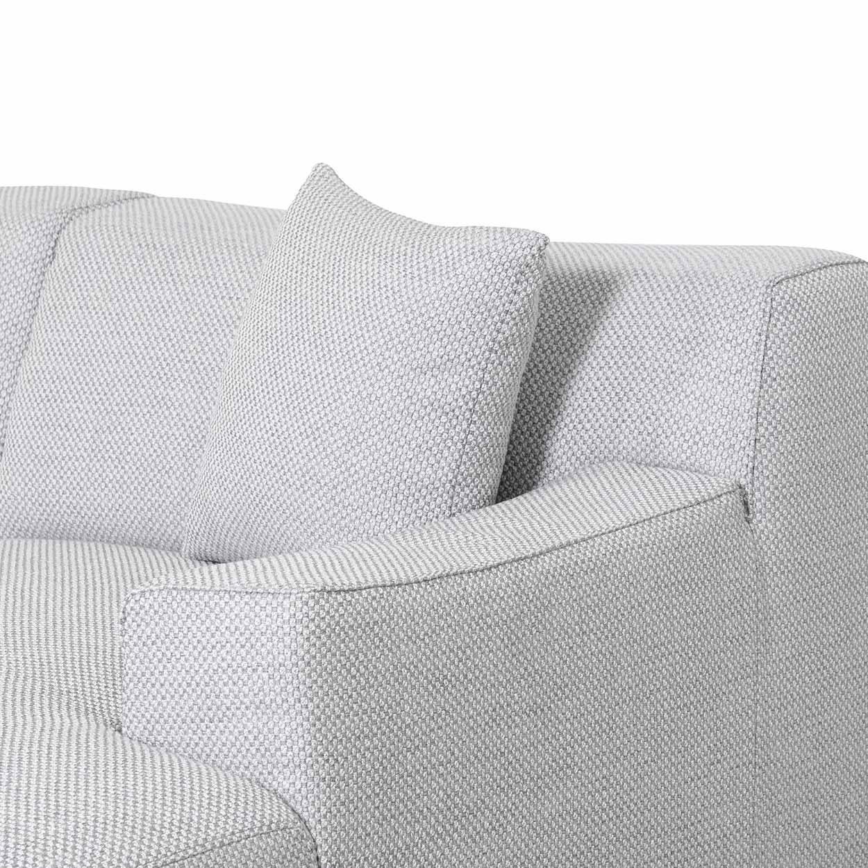 CLC6827-YY 3 Seater Right Chaise Sofa - Passive Grey - Furniture Castle