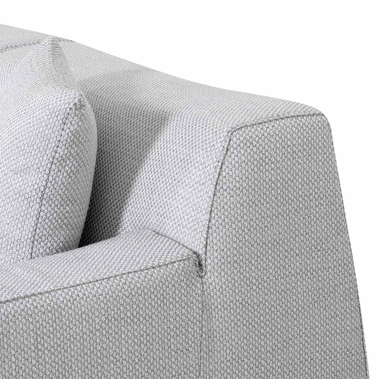CLC6827-YY 3 Seater Right Chaise Sofa - Passive Grey - Furniture Castle
