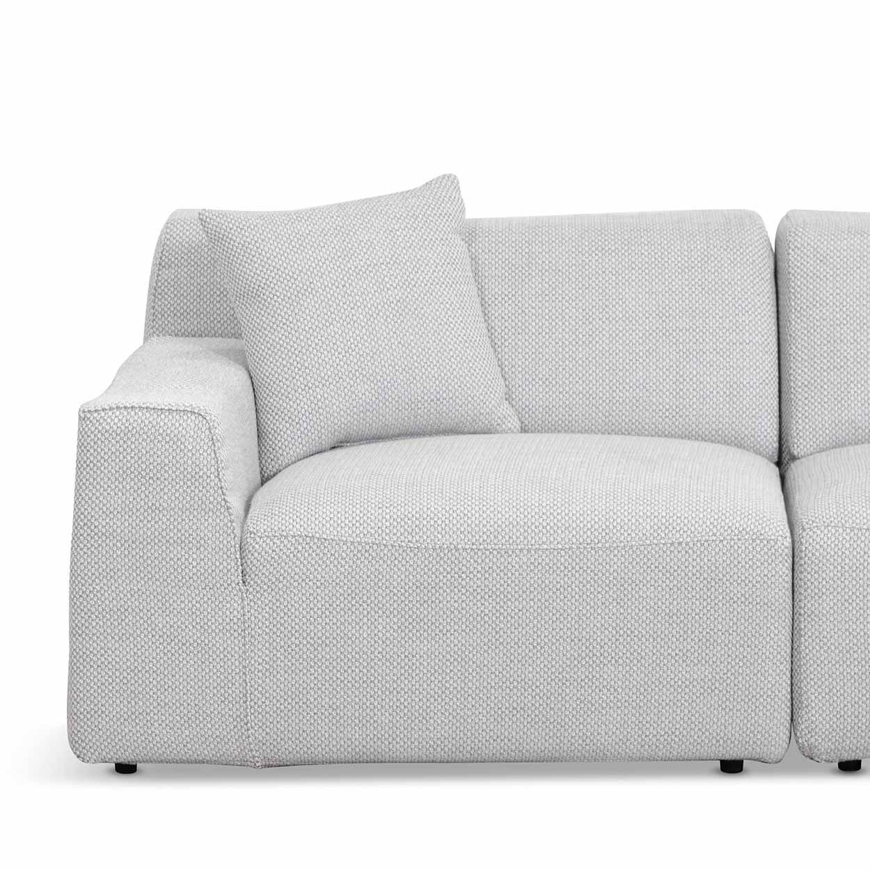 CLC6827-YY 3 Seater Right Chaise Sofa - Passive Grey - Furniture Castle