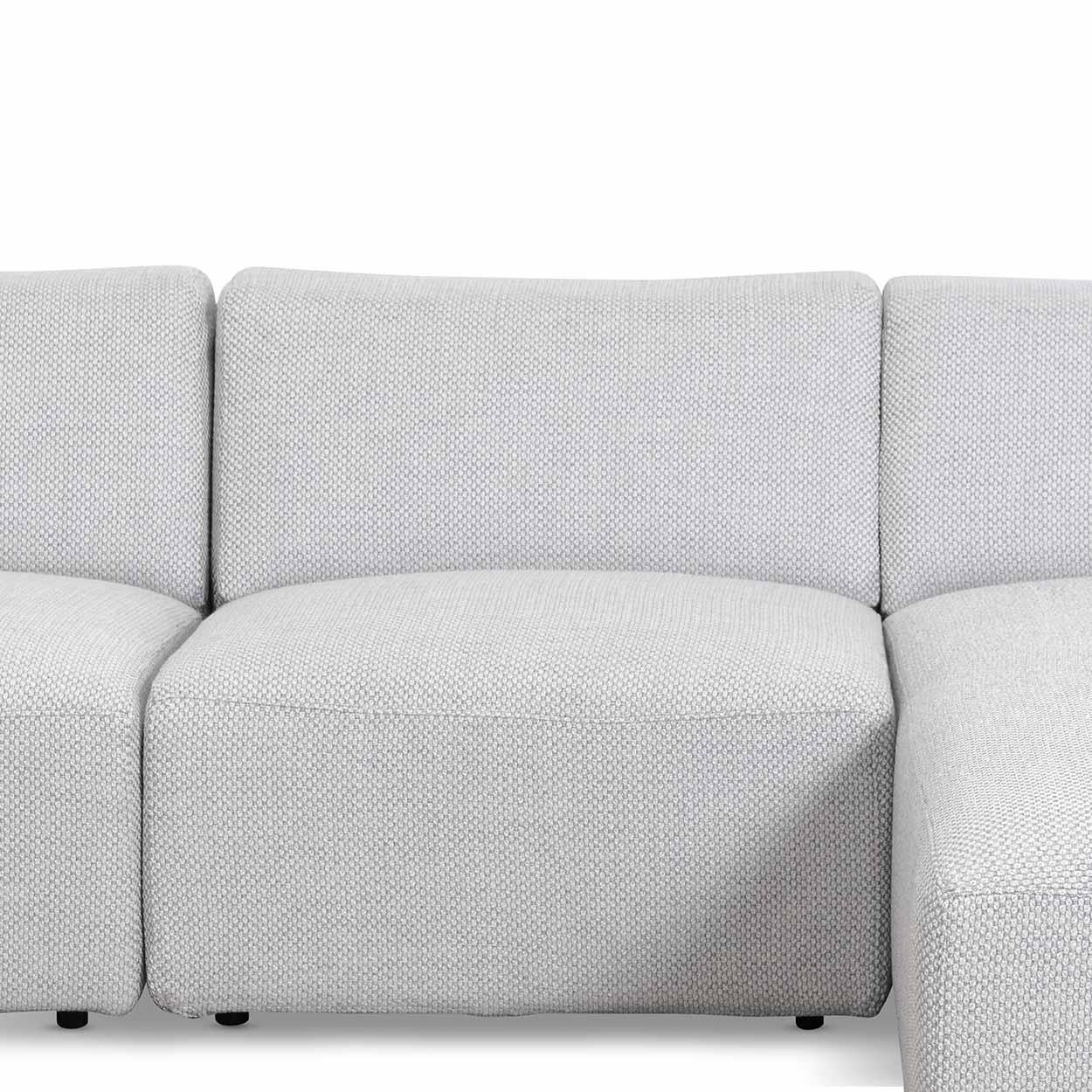 CLC6827-YY 3 Seater Right Chaise Sofa - Passive Grey - Furniture Castle