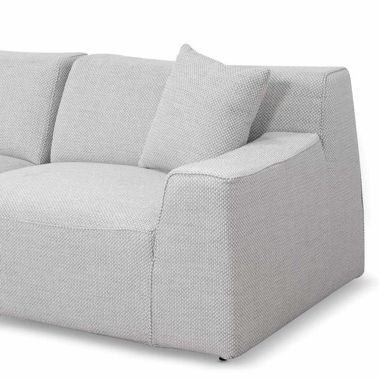 CLC6828-YY 3 Seater Left Chaise Sofa - Passive Grey - Furniture Castle