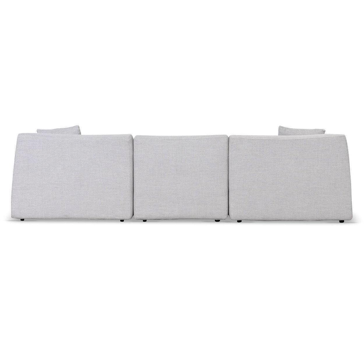 CLC6828-YY 3 Seater Left Chaise Sofa - Passive Grey - Furniture Castle