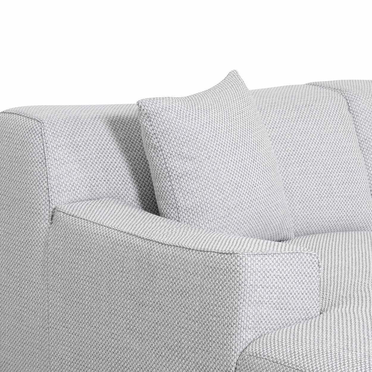 CLC6828-YY 3 Seater Left Chaise Sofa - Passive Grey - Furniture Castle