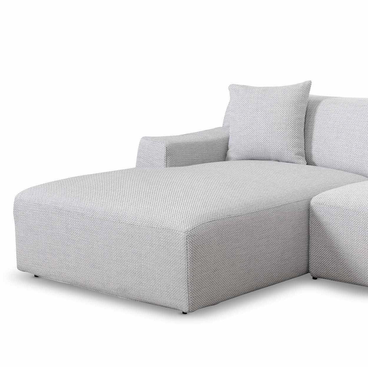 CLC6828-YY 3 Seater Left Chaise Sofa - Passive Grey - Furniture Castle