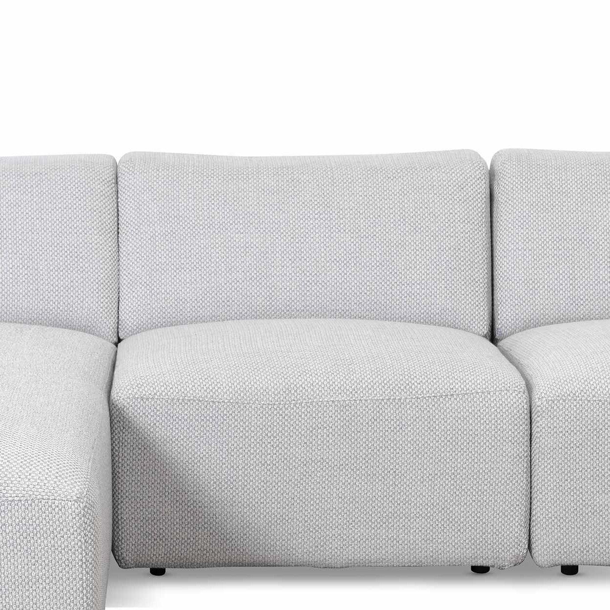 CLC6828-YY 3 Seater Left Chaise Sofa - Passive Grey - Furniture Castle