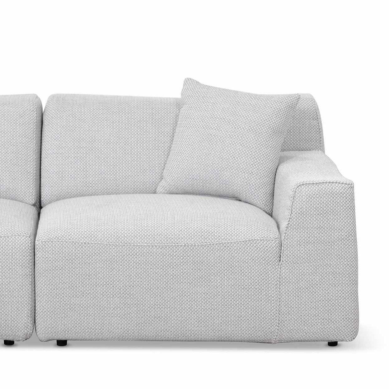 CLC6828-YY 3 Seater Left Chaise Sofa - Passive Grey - Furniture Castle