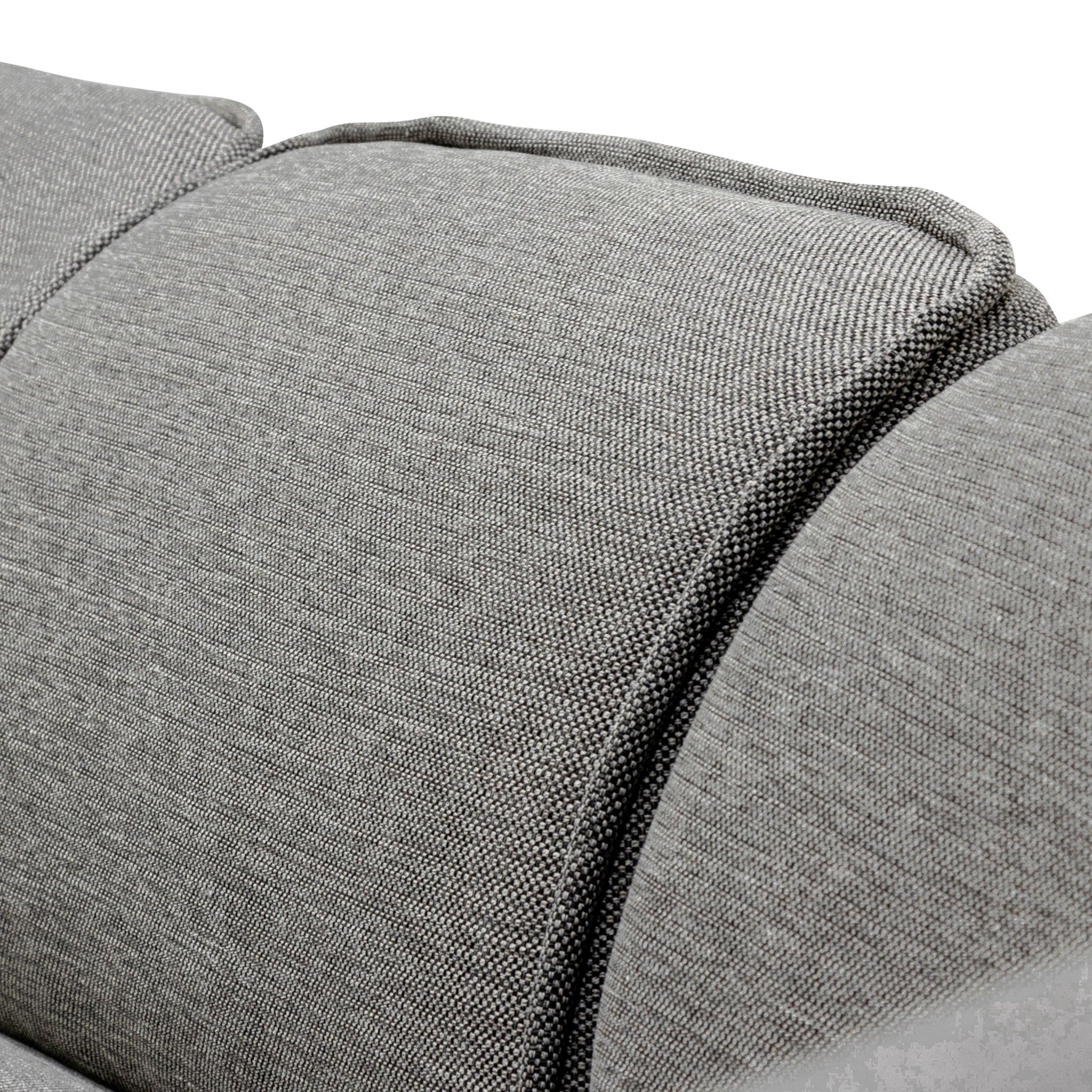 CLC6967-KSO Left Return Modular Fabric Corner Sofa - Graphite Grey - Furniture Castle