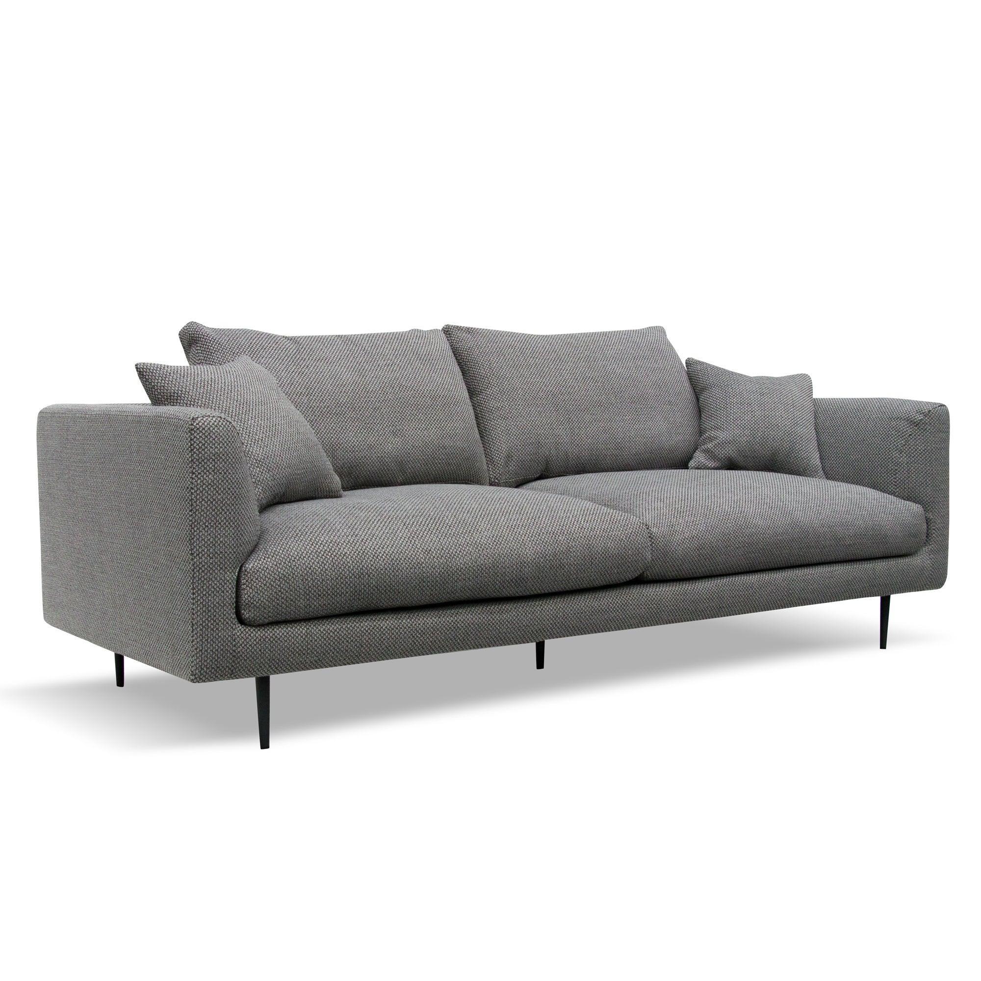 CLC6976-YY 4 Seater Fabric Sofa - Noble Grey - Furniture Castle