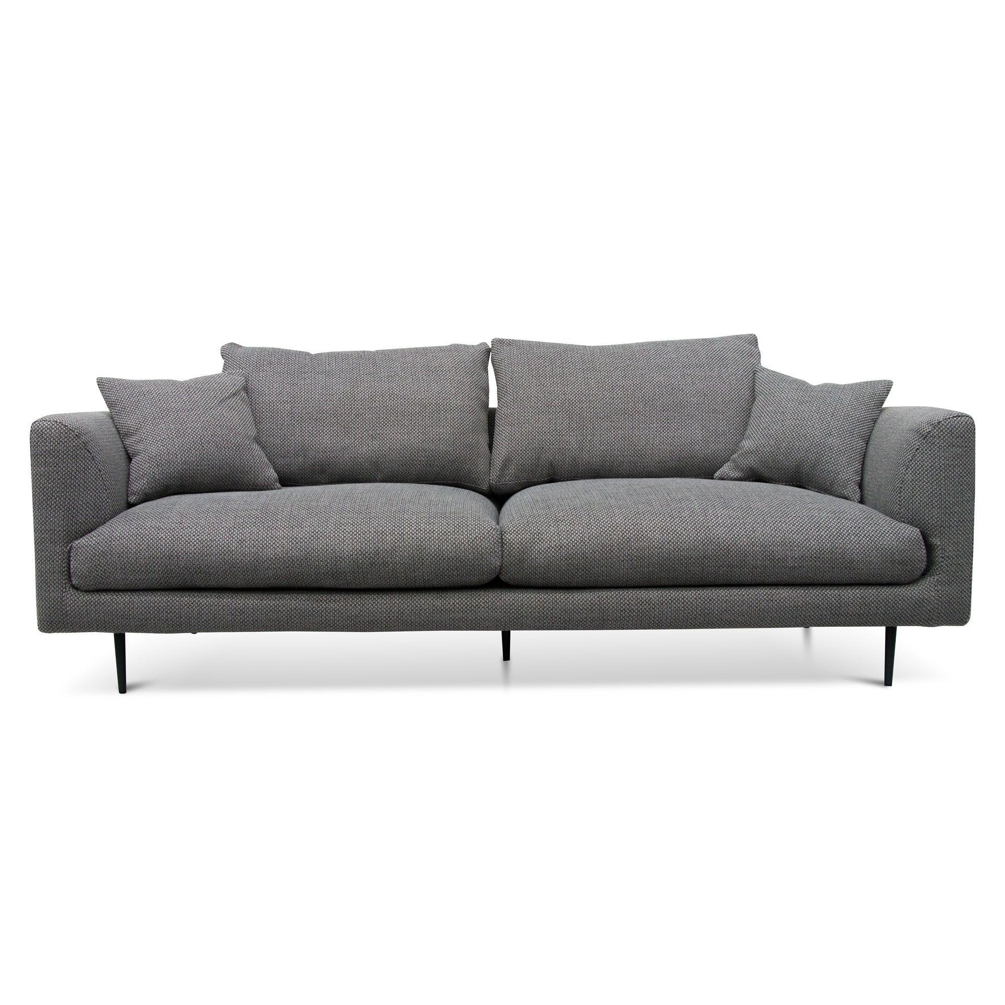 CLC6976-YY 4 Seater Fabric Sofa - Noble Grey - Furniture Castle