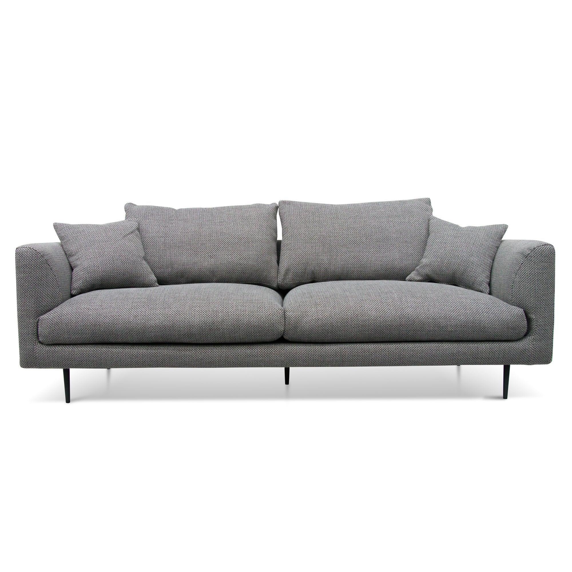 CLC6976-YY 4 Seater Fabric Sofa - Noble Grey - Furniture Castle