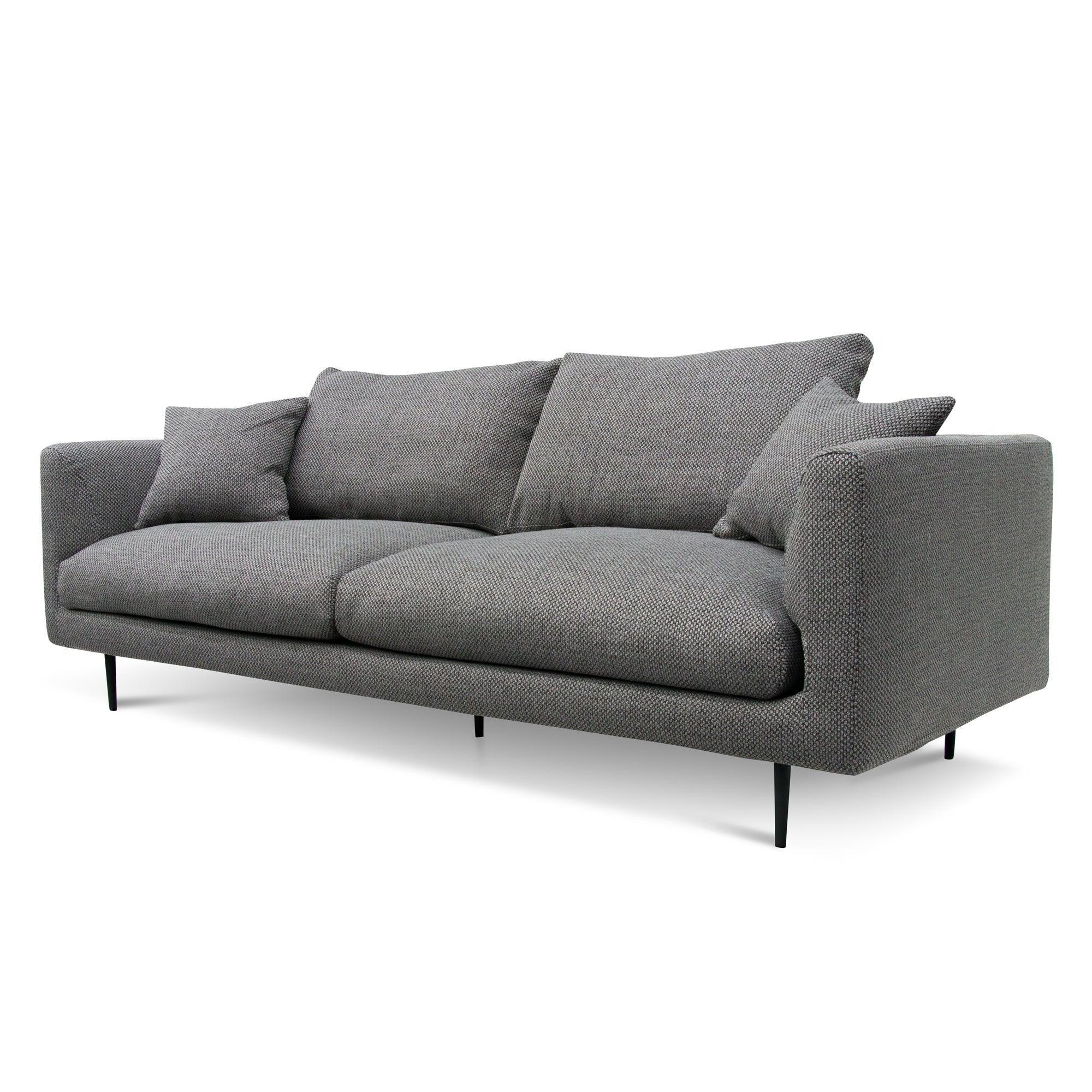 CLC6976-YY 4 Seater Fabric Sofa - Noble Grey - Furniture Castle