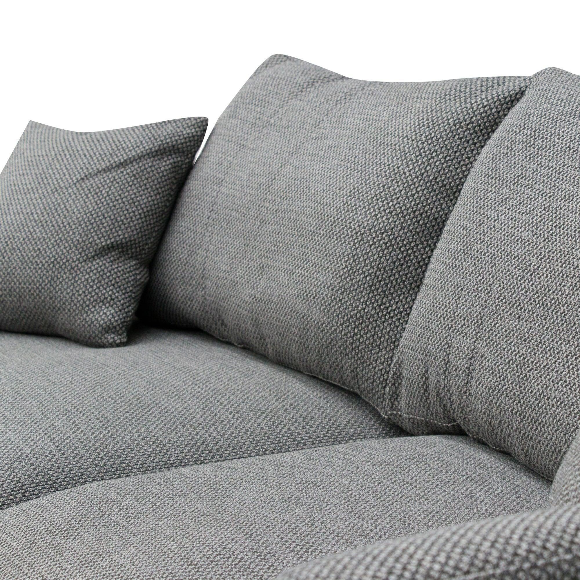 CLC6976-YY 4 Seater Fabric Sofa - Noble Grey - Furniture Castle