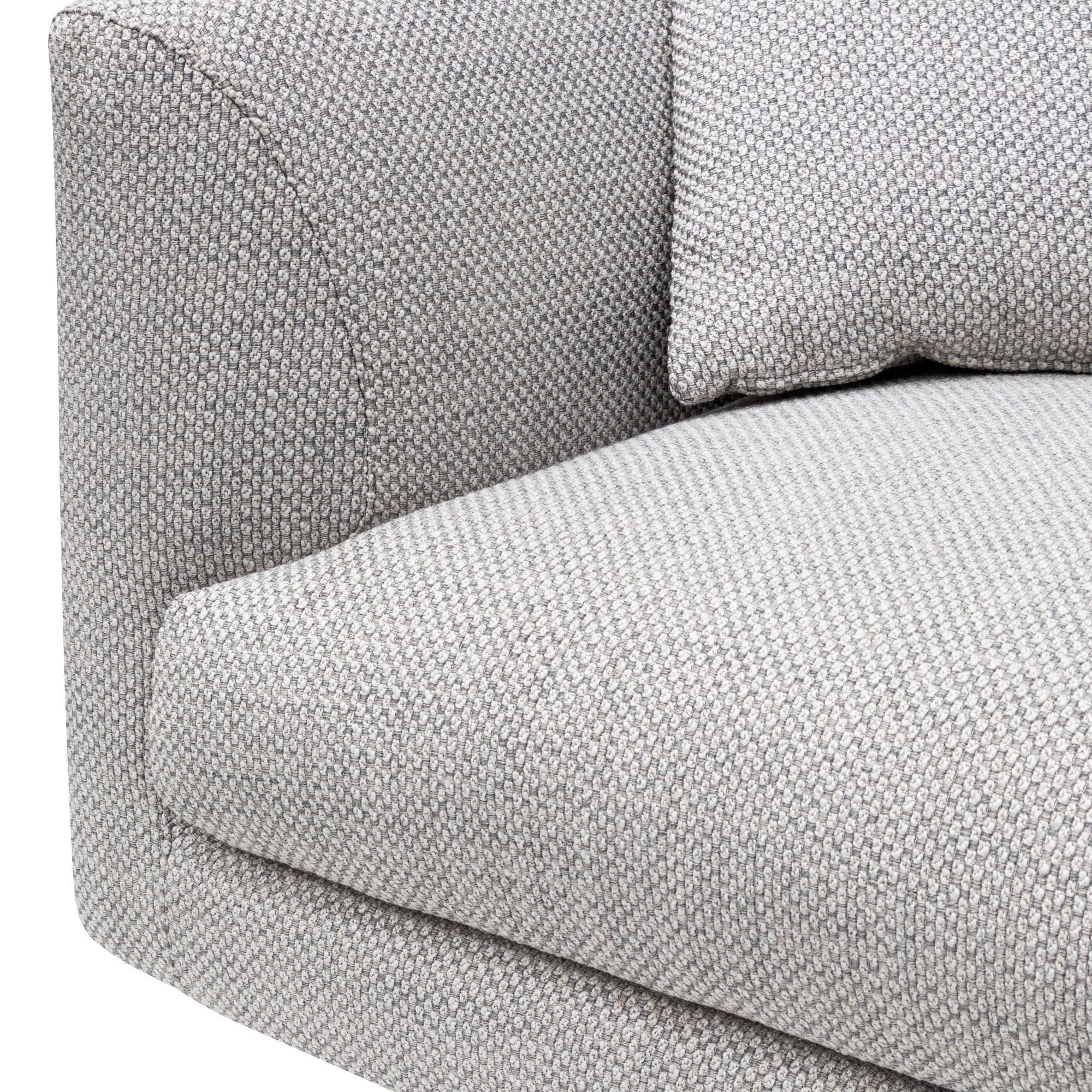CLC6977-YY 4 Seater Fabric Sofa - Passive Grey - Furniture Castle