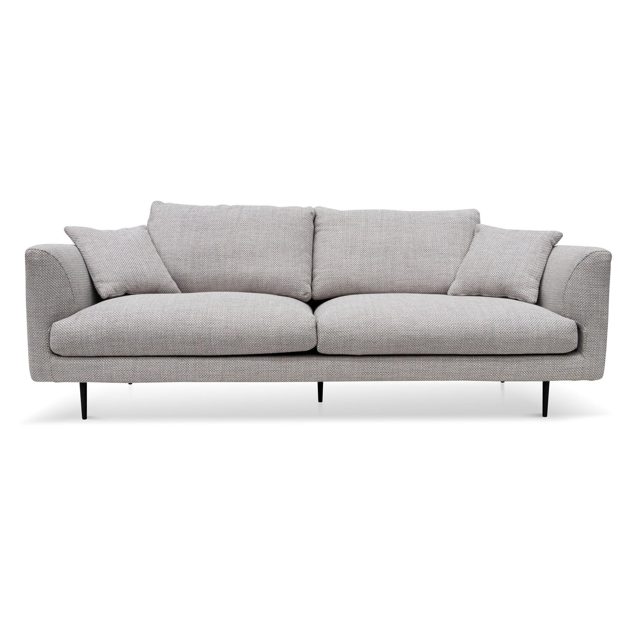 CLC6977-YY 4 Seater Fabric Sofa - Passive Grey - Furniture Castle