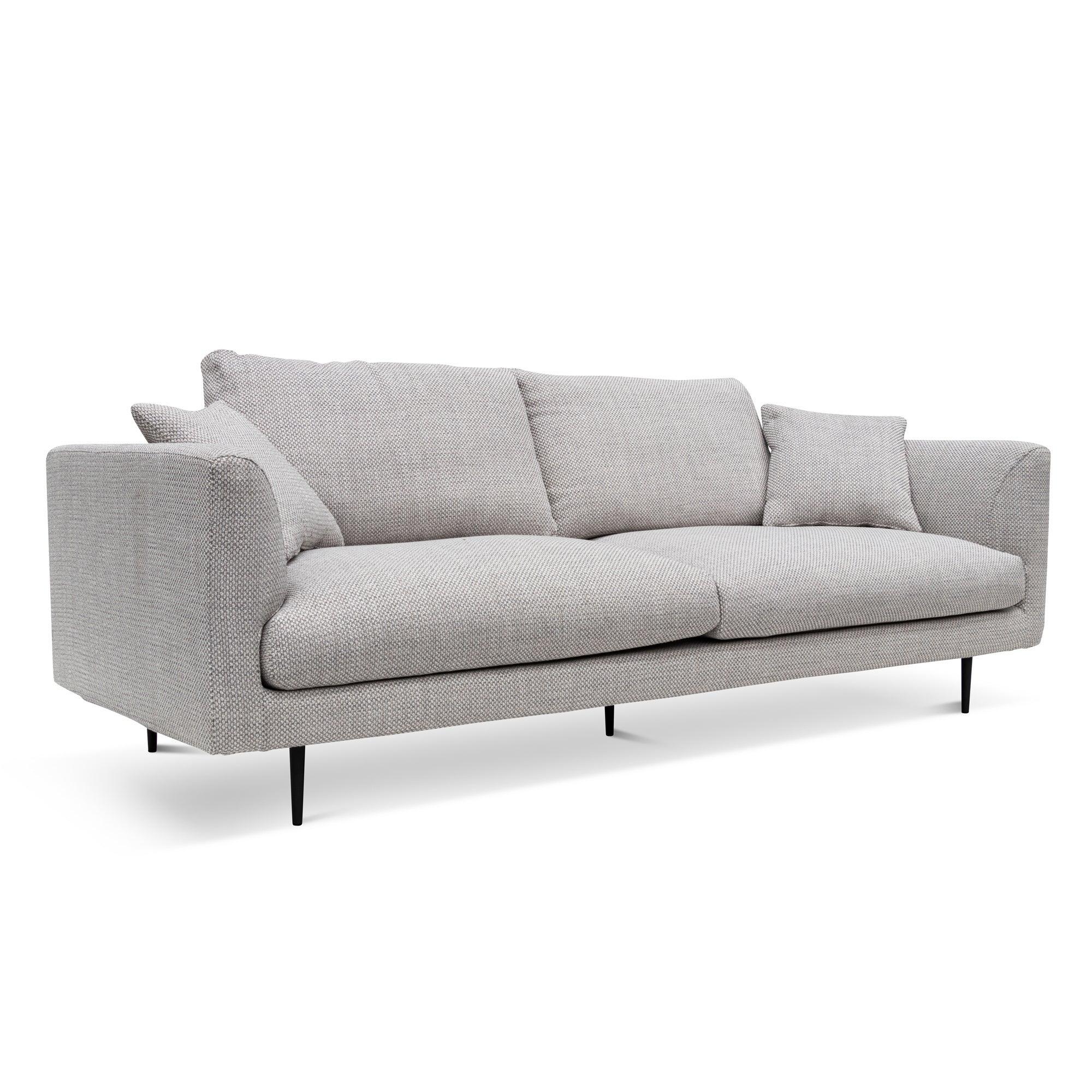 CLC6977-YY 4 Seater Fabric Sofa - Passive Grey - Furniture Castle