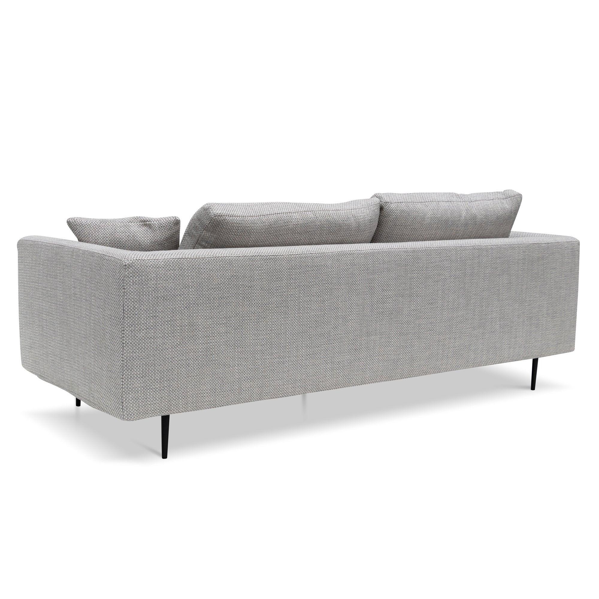 CLC6977-YY 4 Seater Fabric Sofa - Passive Grey - Furniture Castle