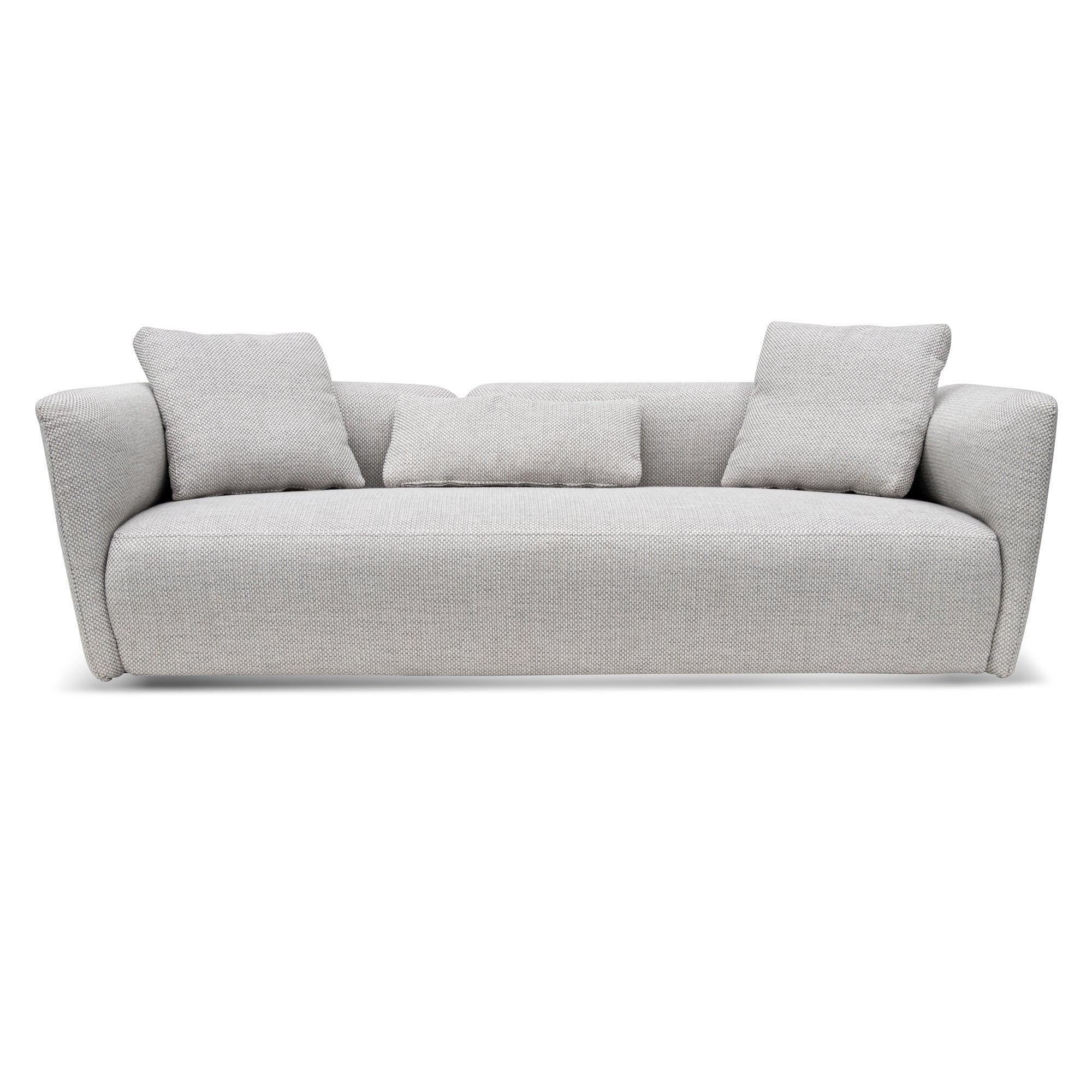 CLC6978-YY 3 Seater Fabric Sofa - Passive Grey - Furniture Castle