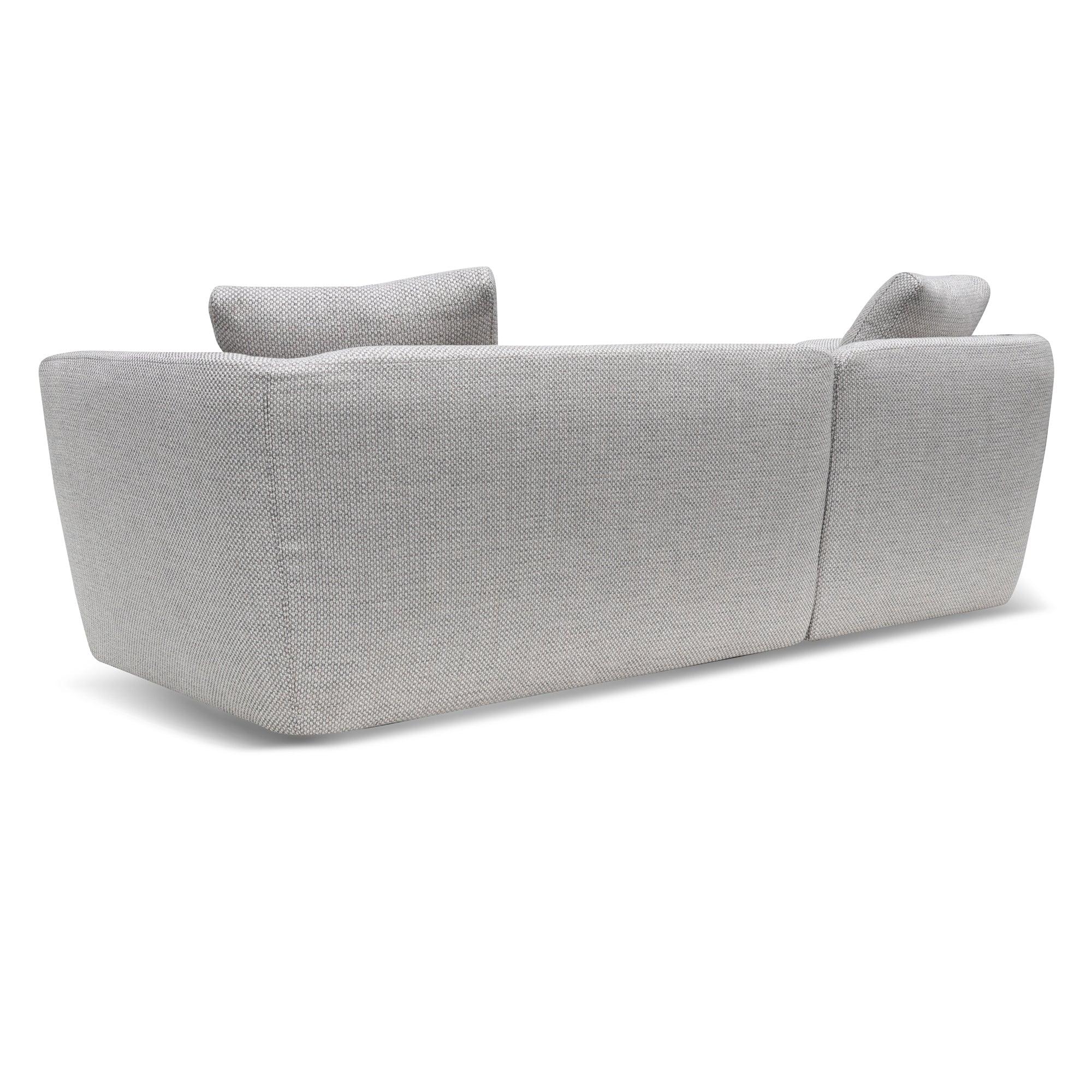 CLC6978-YY 3 Seater Fabric Sofa - Passive Grey - Furniture Castle