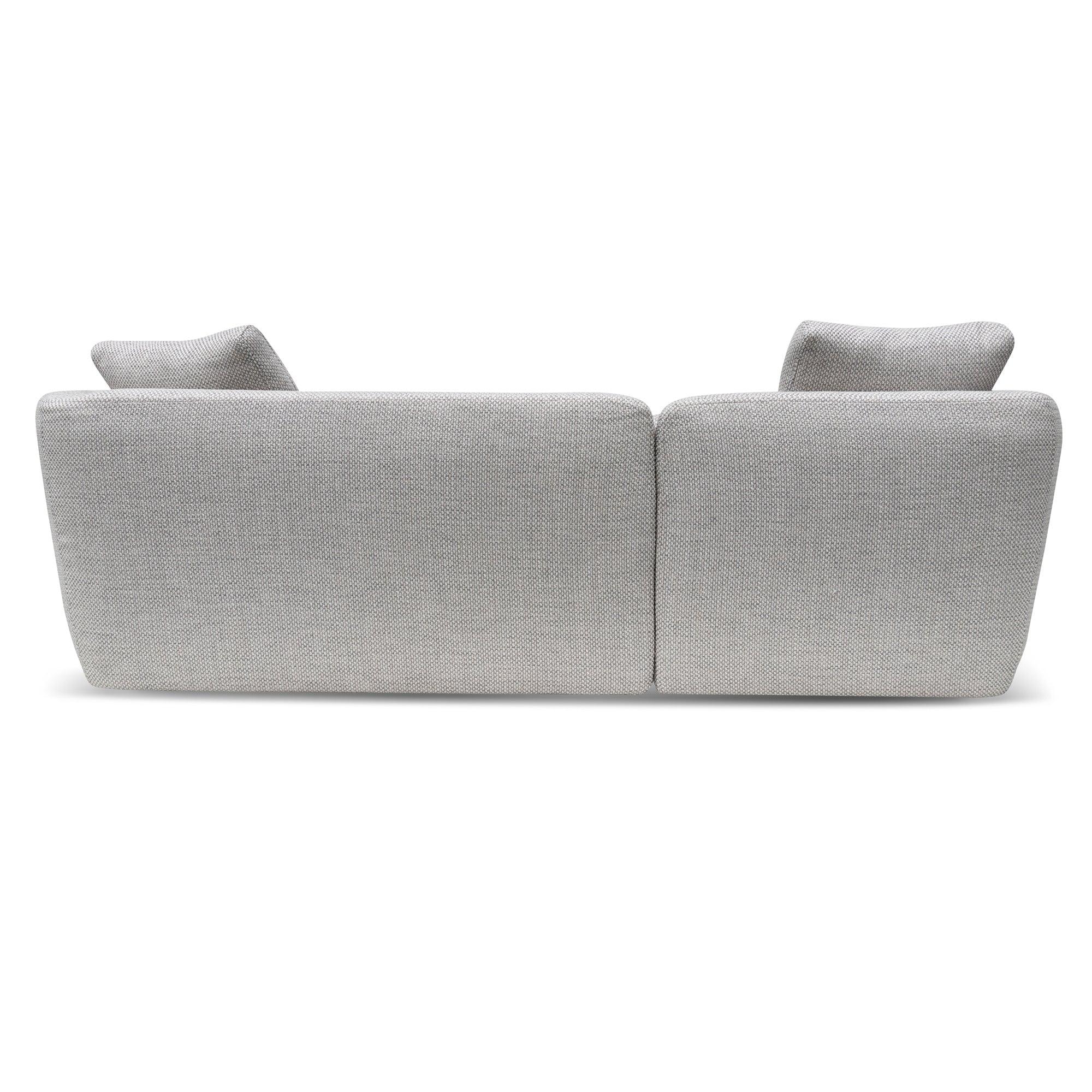 CLC6978-YY 3 Seater Fabric Sofa - Passive Grey - Furniture Castle
