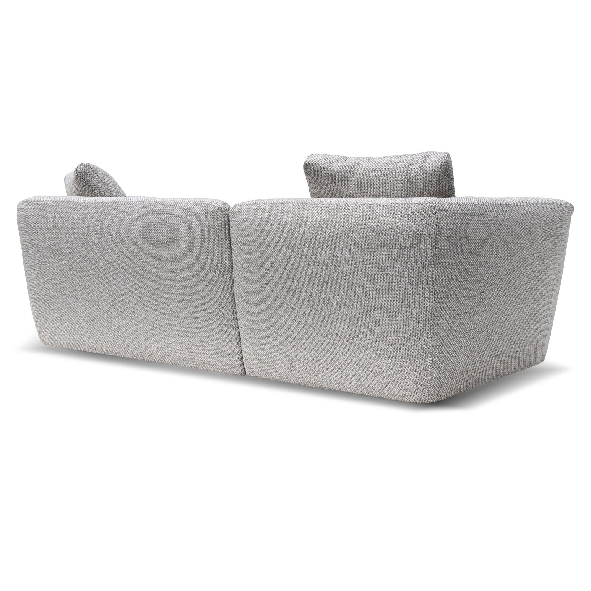 CLC6978-YY 3 Seater Fabric Sofa - Passive Grey - Furniture Castle