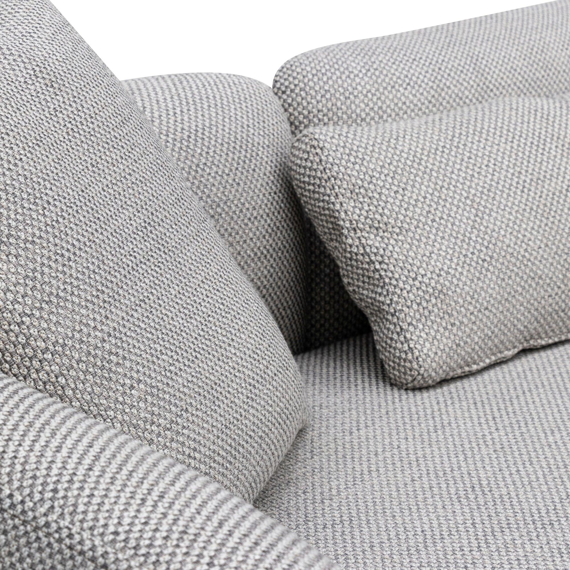CLC6978-YY 3 Seater Fabric Sofa - Passive Grey - Furniture Castle