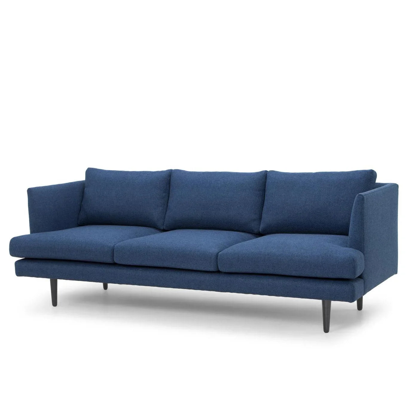 CLC762 3 Seater Fabric Sofa - Navy - Furniture Castle