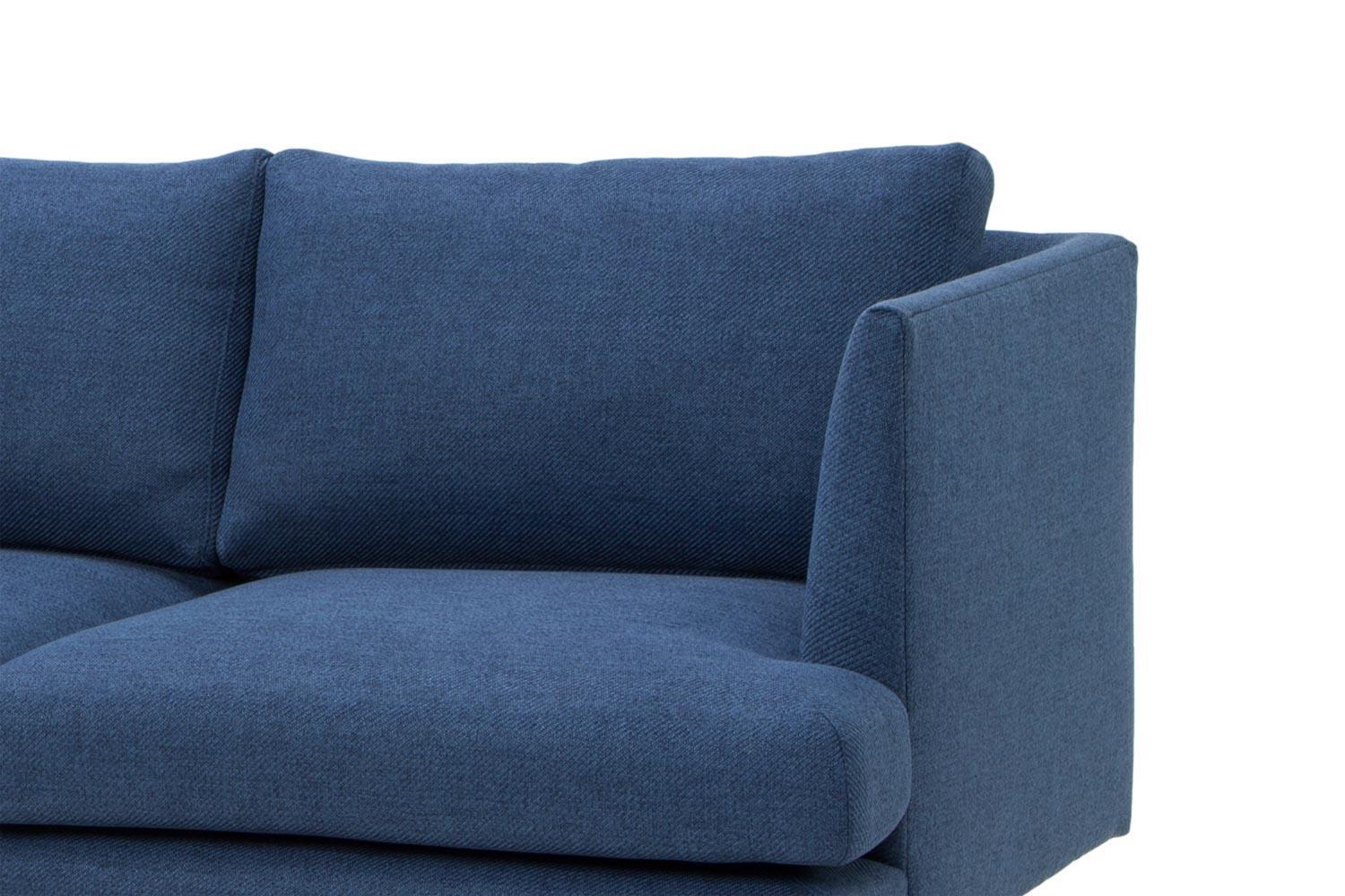CLC762 3 Seater Fabric Sofa - Navy - Furniture Castle