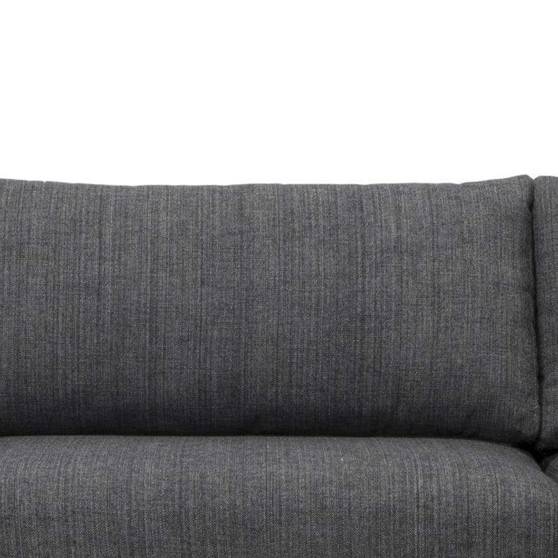 CLC768 3 Seater With Right Chaise - Metal Grey - Furniture Castle