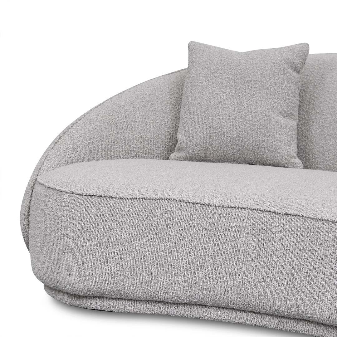 CLC8052-FS 4 Seater Sofa - Ash Grey Boucle - Furniture Castle