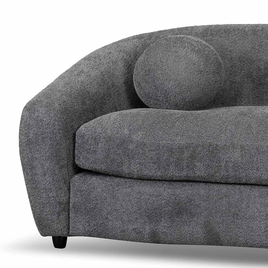 CLC8110-CA 3 Seater Fabric Sofa - Iron Grey - Furniture Castle