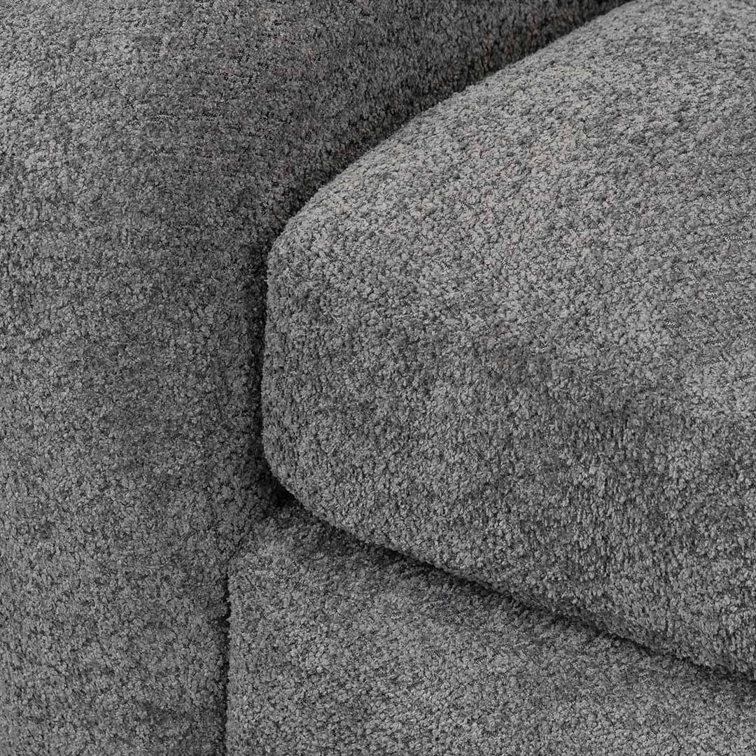CLC8110-CA 3 Seater Fabric Sofa - Iron Grey - Furniture Castle