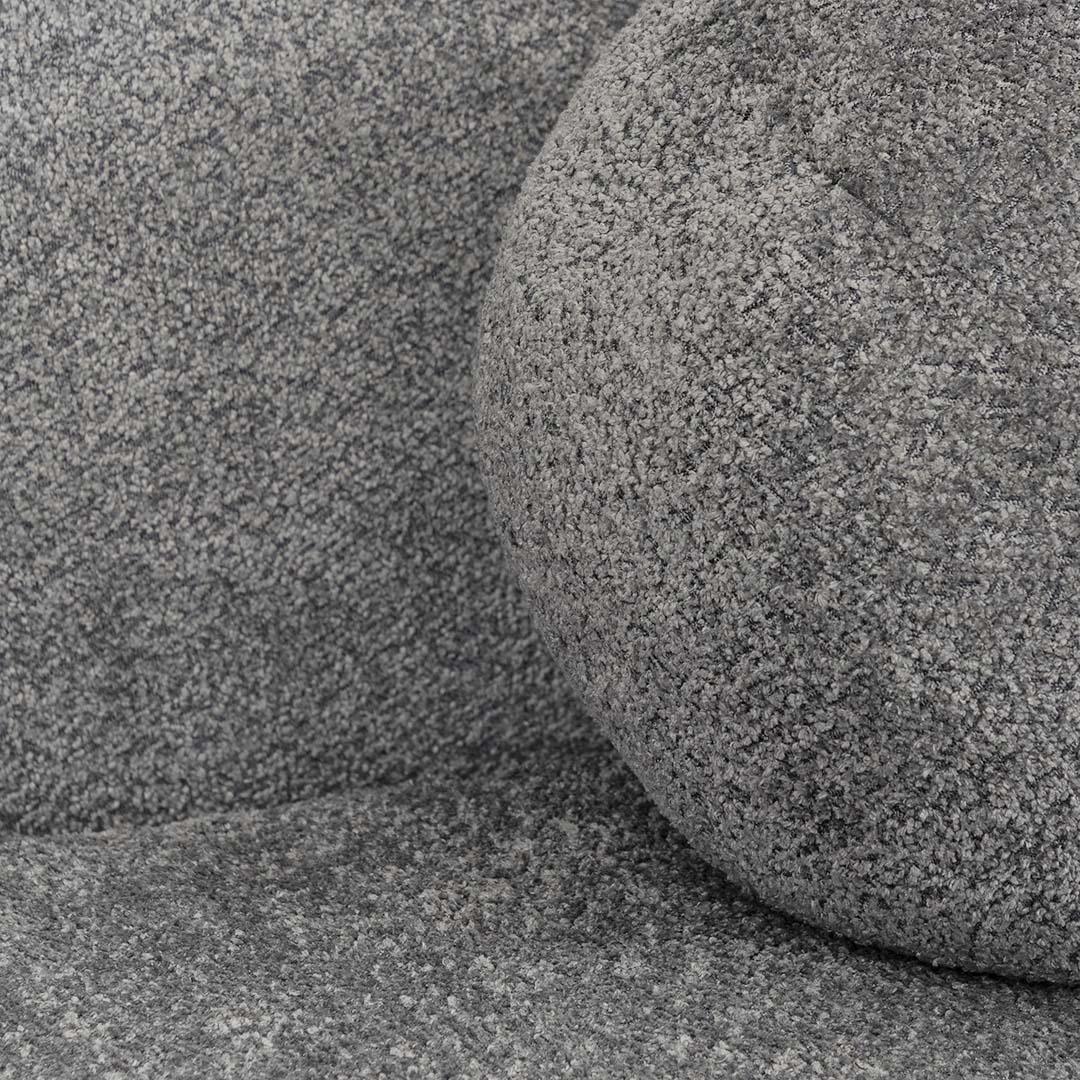 CLC8110-CA 3 Seater Fabric Sofa - Iron Grey - Furniture Castle