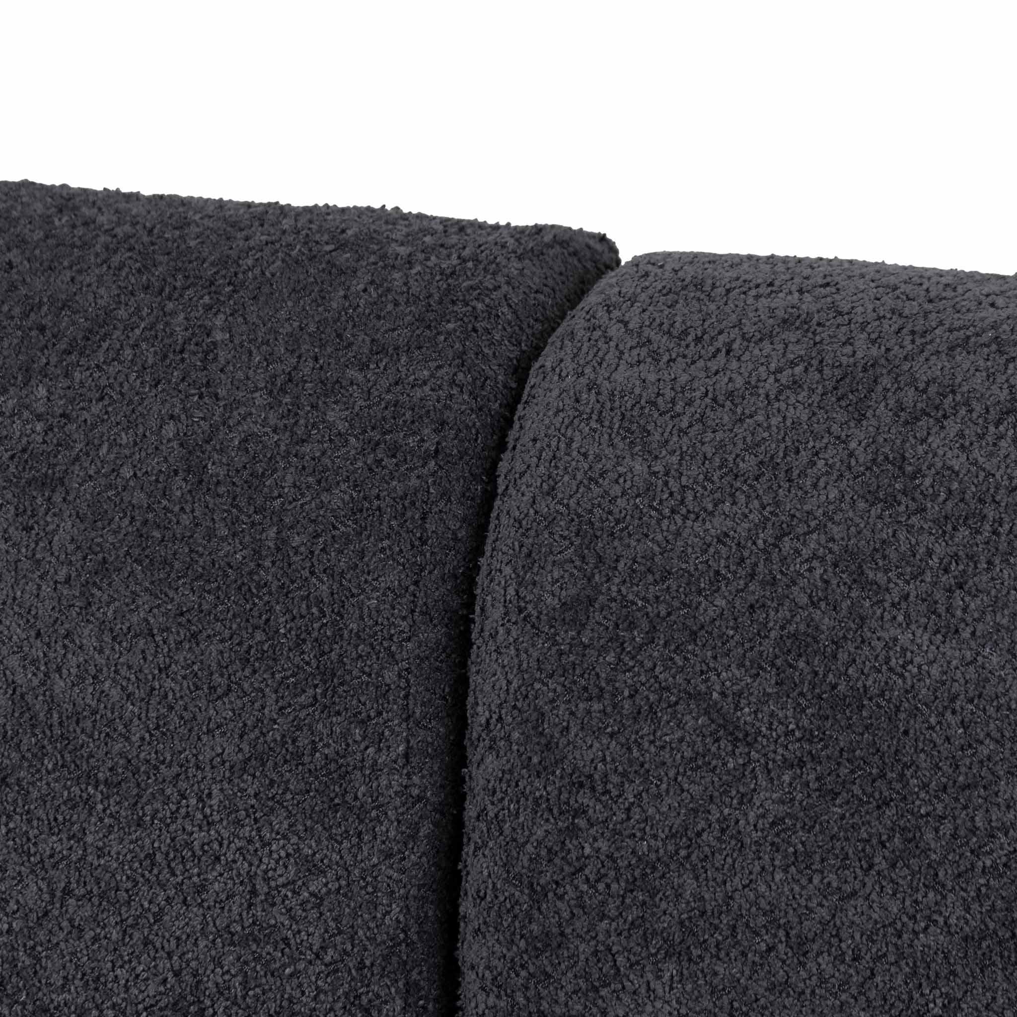 CLC8120-CA 4 Seater Sofa - Charcoal Fleece - Furniture Castle