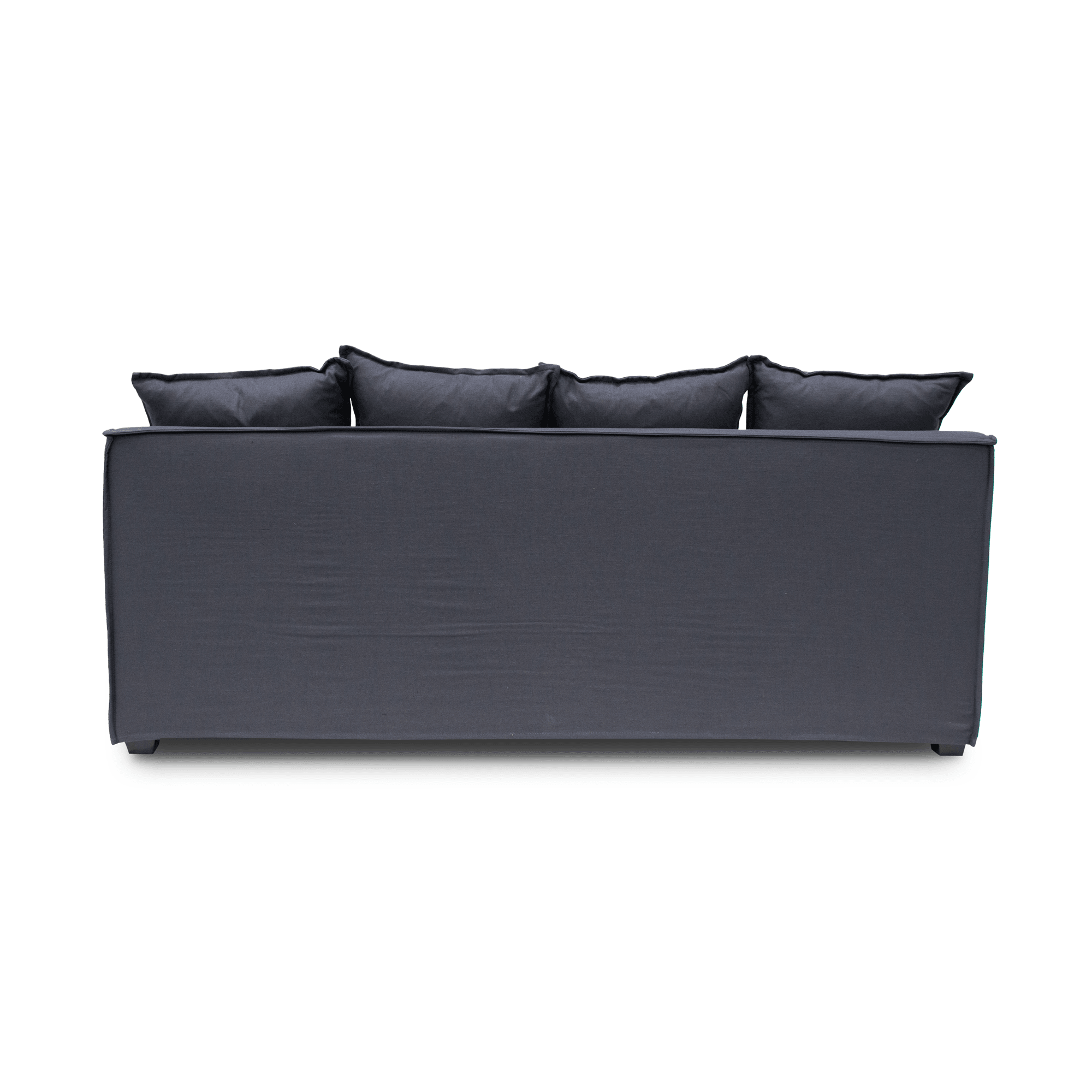 CLC8123-CA 3 Seater Fabric Sofa - Charcoal Linen - Furniture Castle