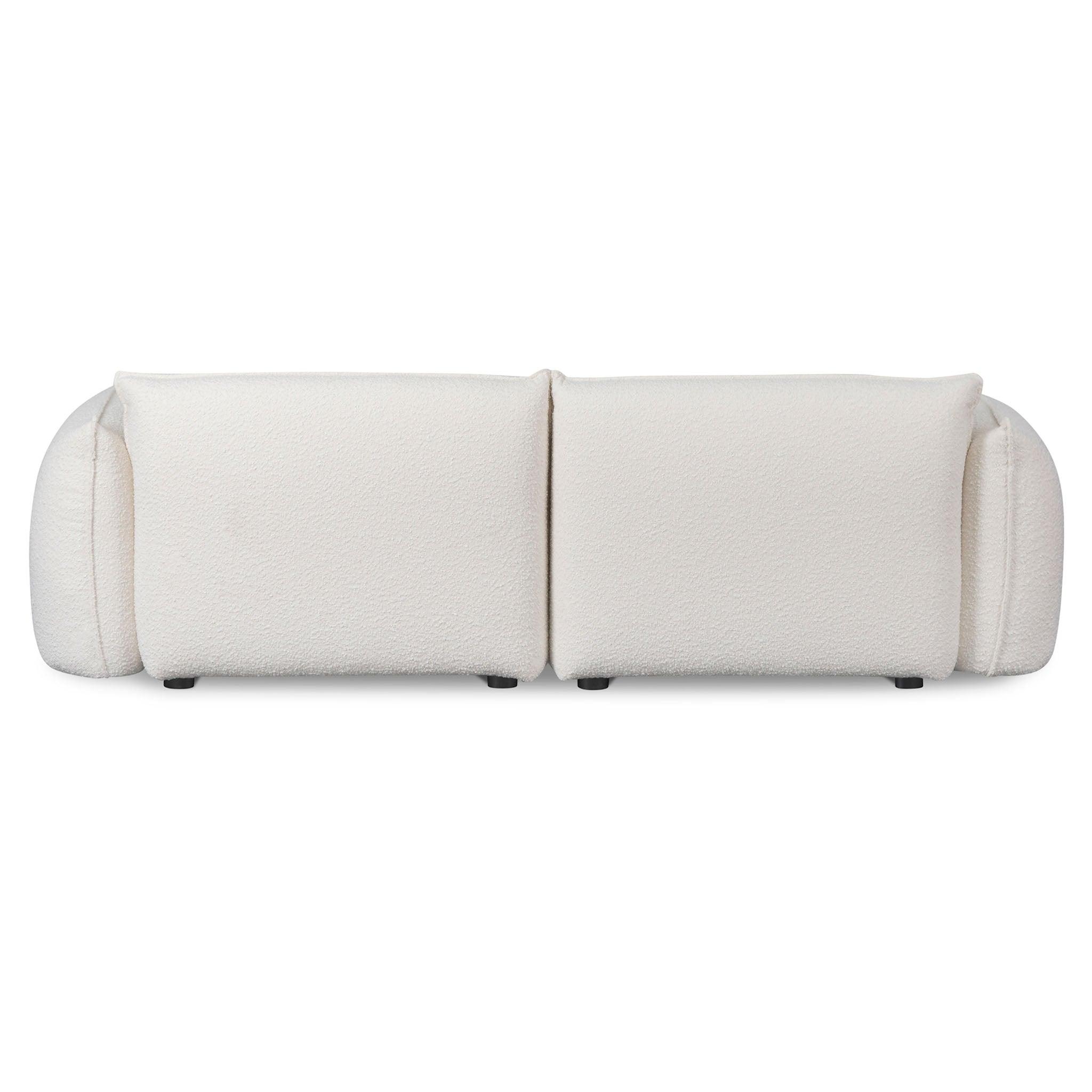 CLC8177-IG 3 Seater Sofa - White Wash Boucle - Furniture Castle