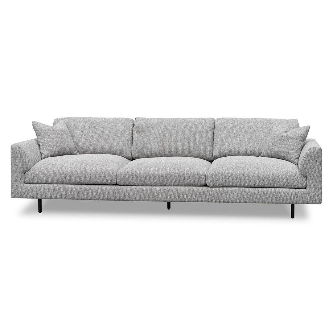 CLC8274-CA 4 Seater Fabric Sofa - Sterling Charcoal - Furniture Castle
