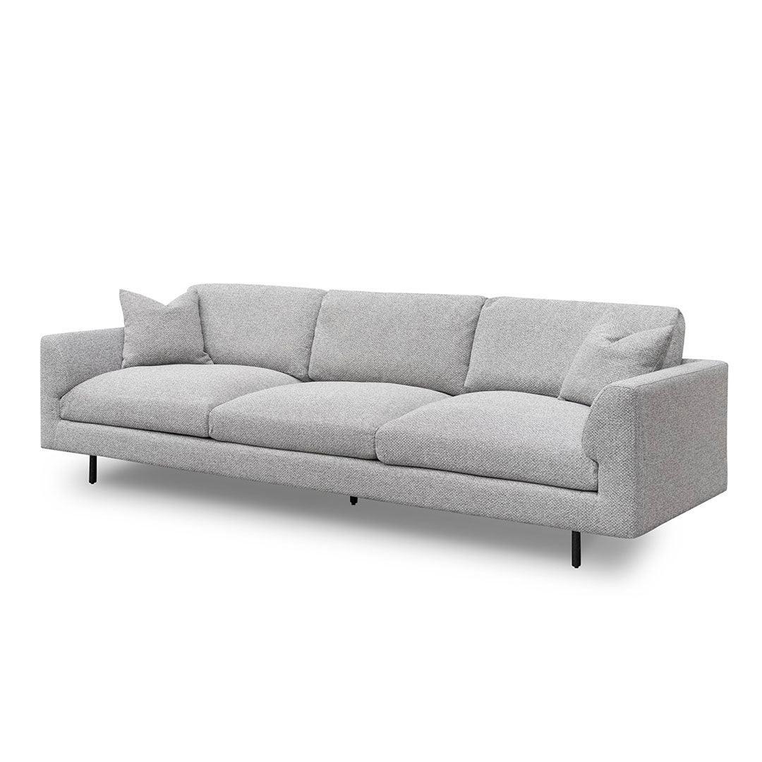 CLC8274-CA 4 Seater Fabric Sofa - Sterling Charcoal - Furniture Castle