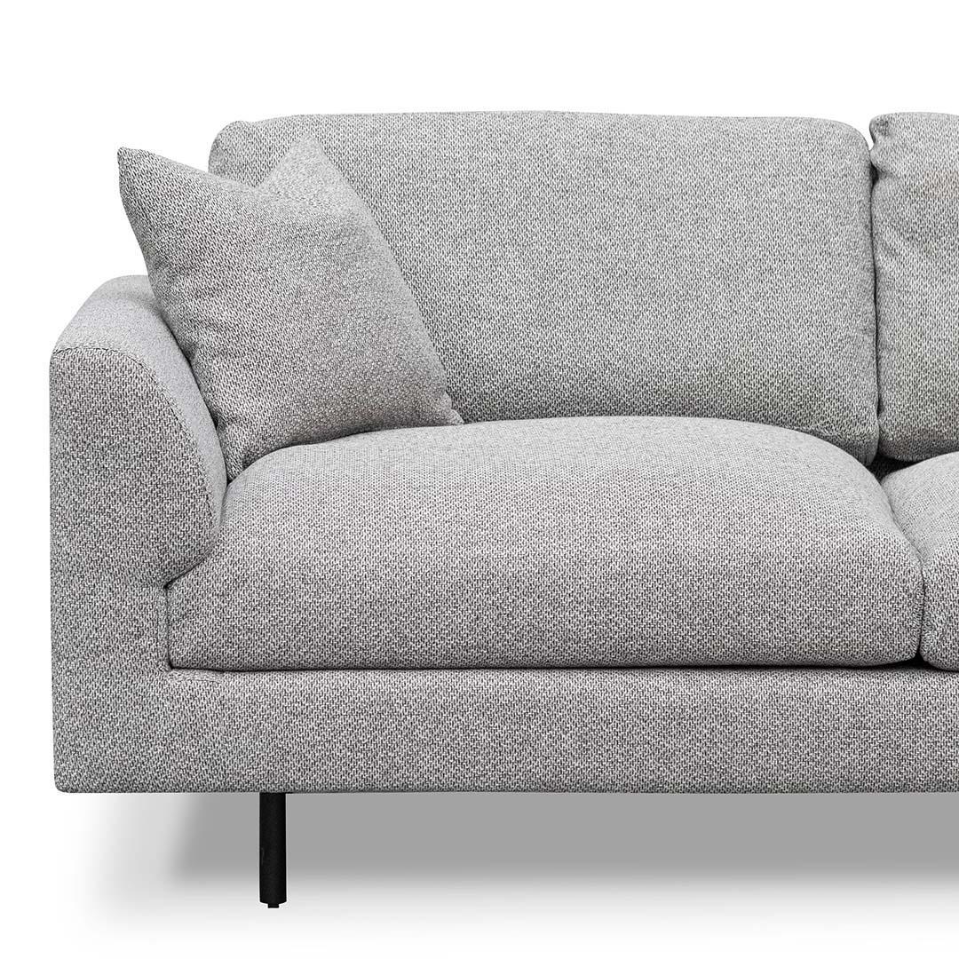 CLC8274-CA 4 Seater Fabric Sofa - Sterling Charcoal - Furniture Castle
