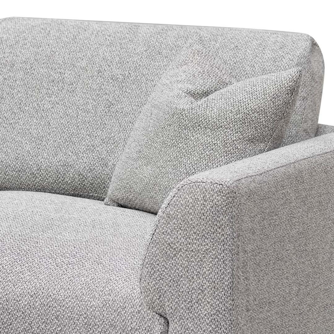 CLC8274-CA 4 Seater Fabric Sofa - Sterling Charcoal - Furniture Castle