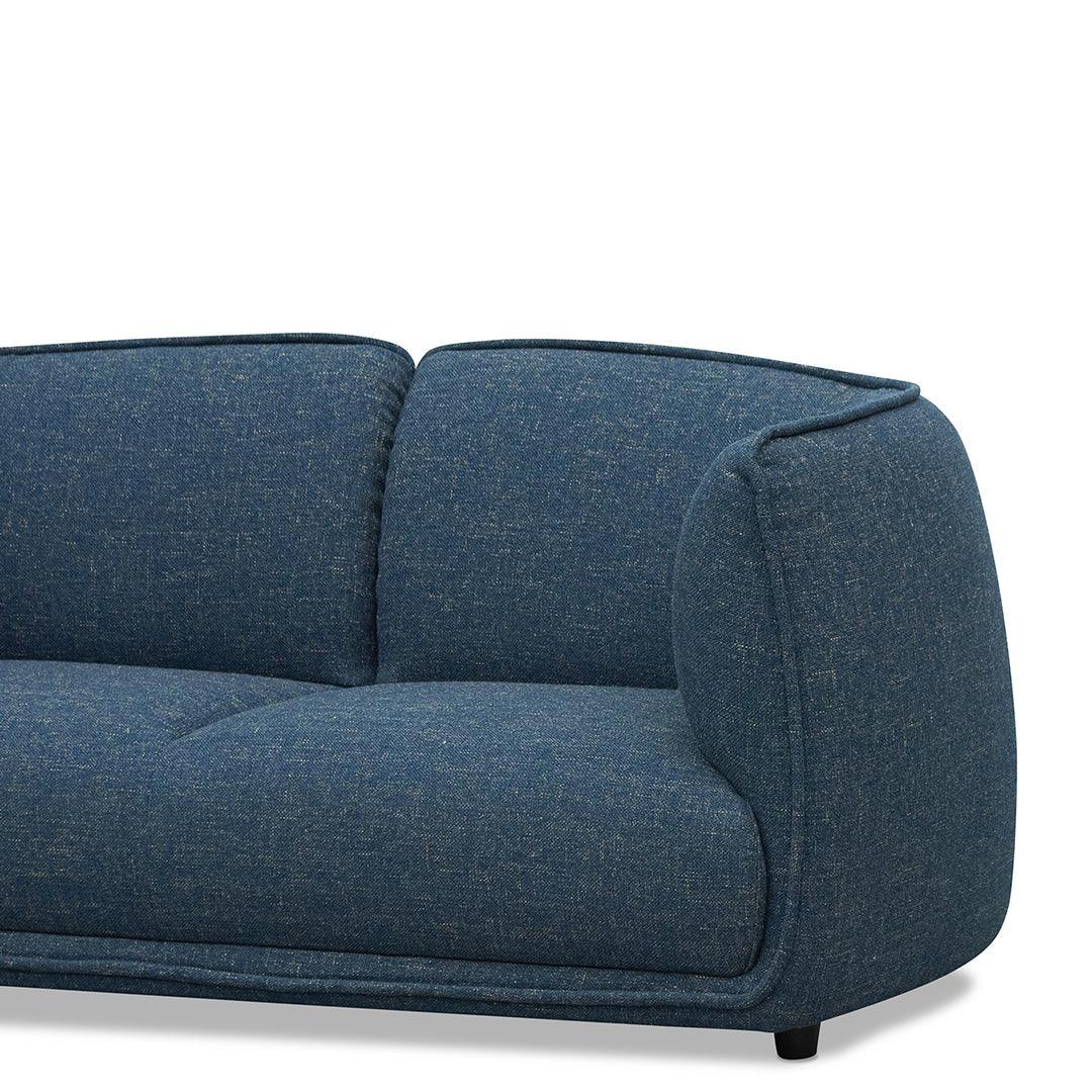 CLC8315-KSO 2 Seater Fabric Sofa - Dark Blue - Furniture Castle