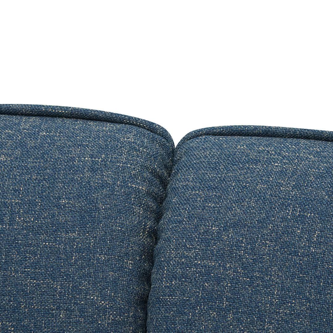 CLC8315-KSO 2 Seater Fabric Sofa - Dark Blue - Furniture Castle