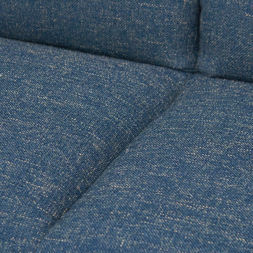 CLC8315-KSO 2 Seater Fabric Sofa - Dark Blue - Furniture Castle